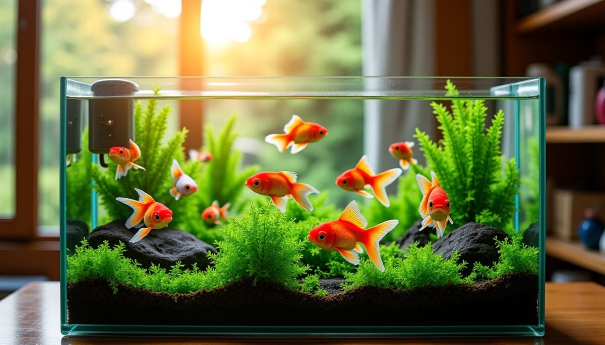 Poissons rouges : maîtriser pH, température, oxygène et entretien pour un aquarium sain