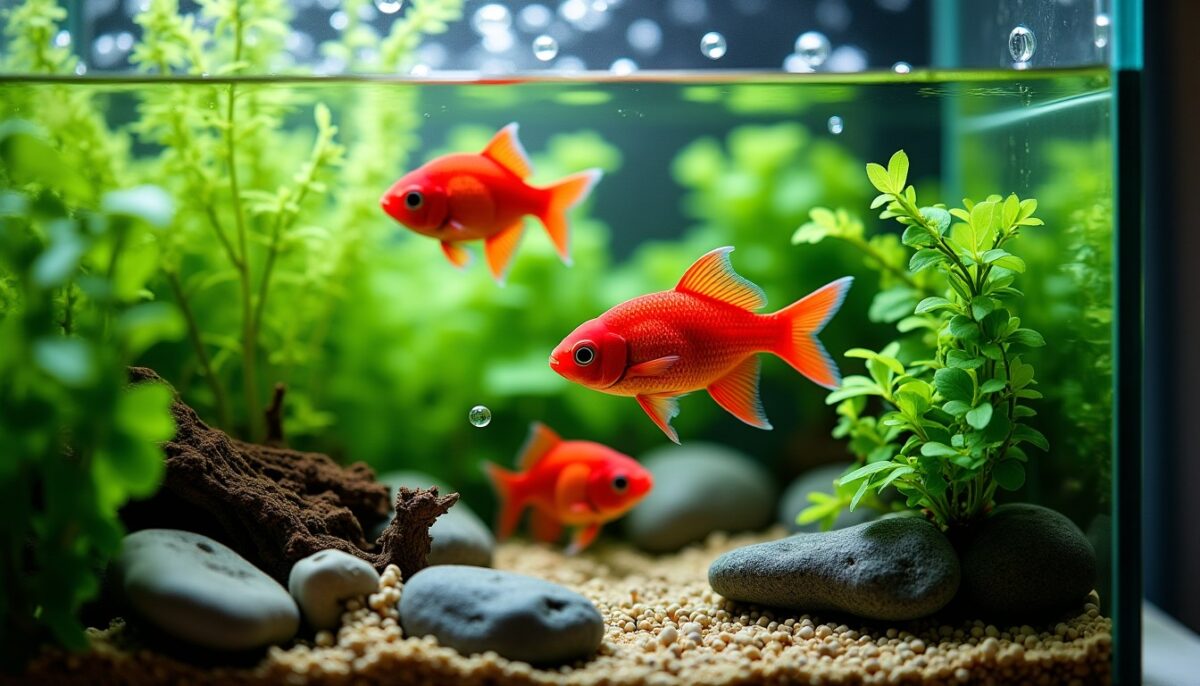 Poissons rouges : maîtriser le pH, la température, l'oxygène et l'entretien pour une eau de qualité optimale