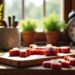 Friandises maison à la viande pour chien : une recette simple et naturelle