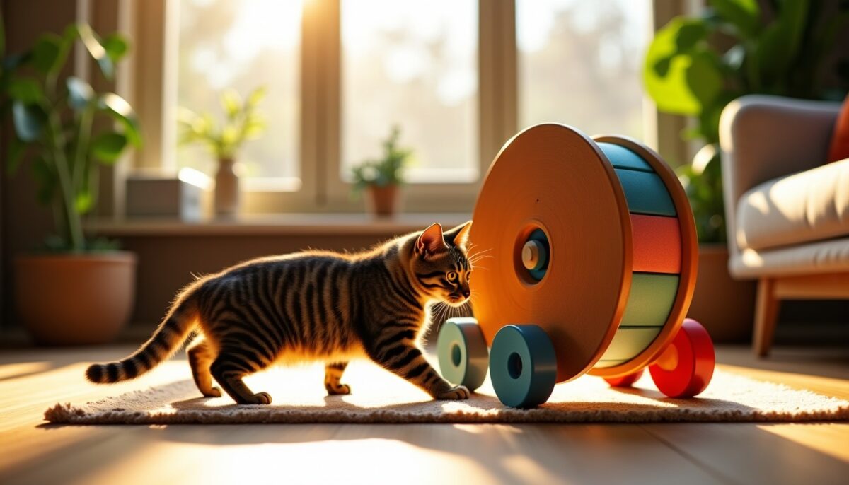 Guide pratique : Créez une roue d'exercice ludique et DIY pour votre chat