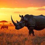 Rhinocéros : Colosse en péril, joyau vivant des terres africaines et asiatiques