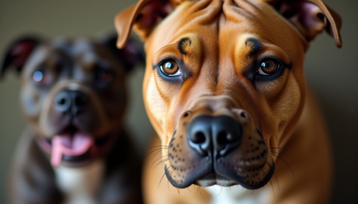 Amstaff vs Pitbull : Guide pour distinguer ces deux chiens puissants