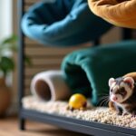 Comment choisir et aménager la cage idéale pour votre furet