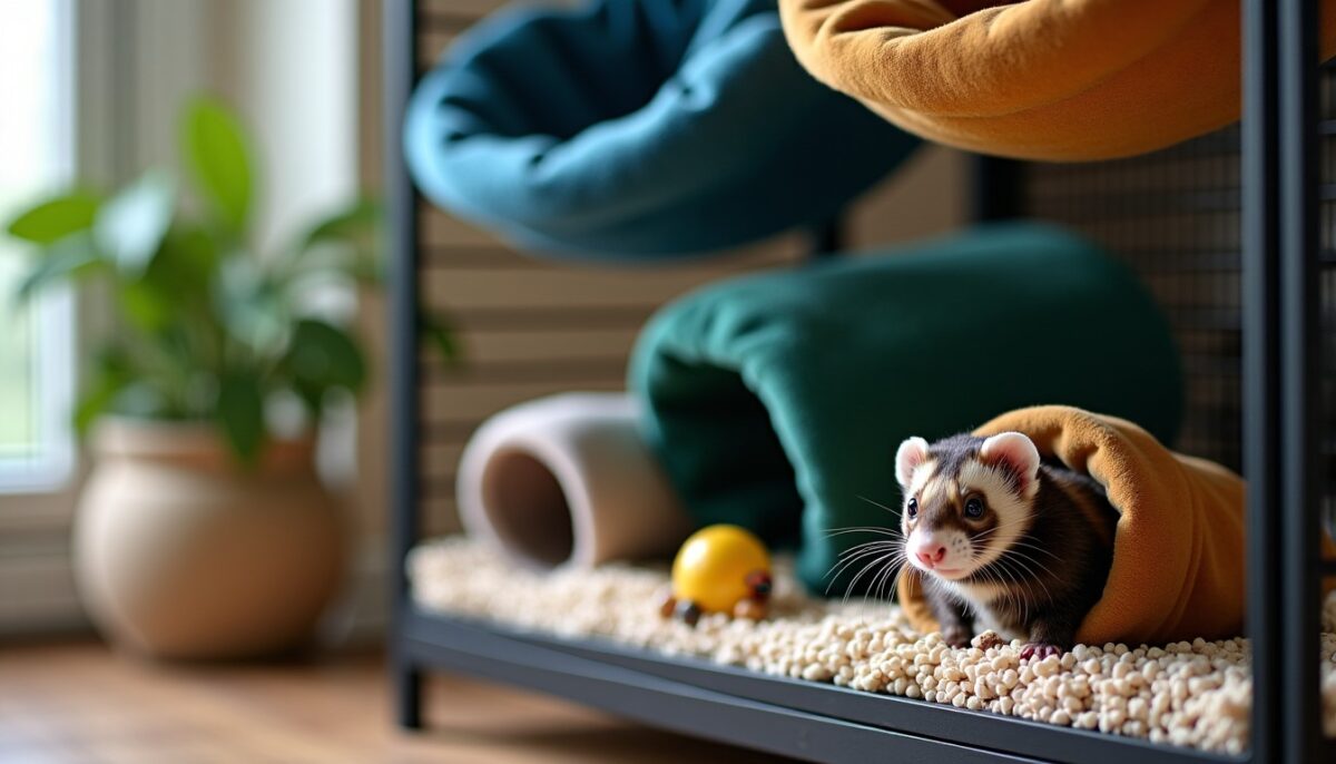 Comment choisir et aménager la cage idéale pour votre furet